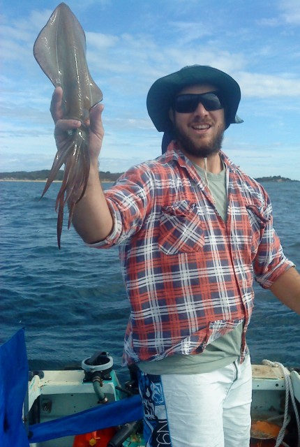Winning squid for the day 700-800 grams. Winning squid for the day 700-800 grams.